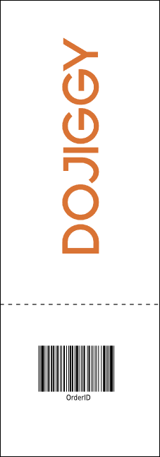 Snow White Raffle Ticket Product Back