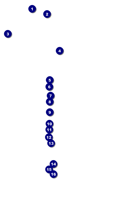 Our Town Postcard Front Field Markers