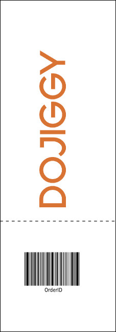 Blue Jeans Raffle Ticket Product Back