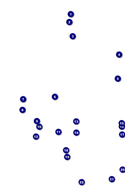 Squares Poster Front Field Markers
