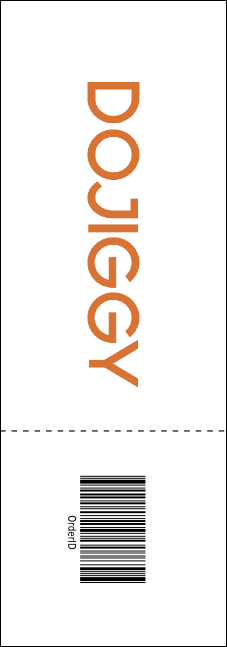 Dodgeball Raffle Ticket Product Back