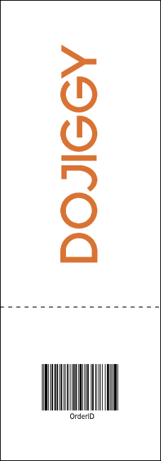 German Raffle Ticket Product Back