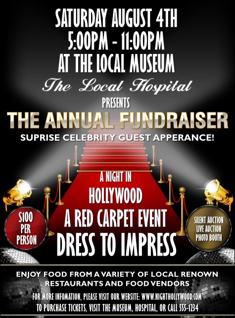 Hollywood Lights Flyer Product Front