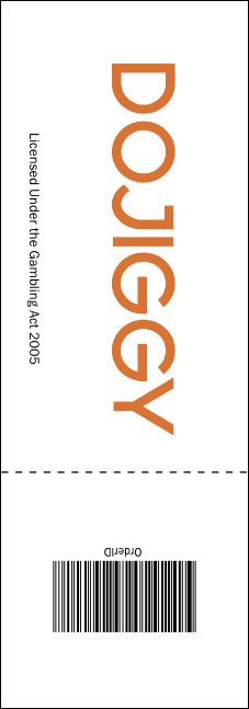 Medieval Banquet Raffle Ticket Product Back