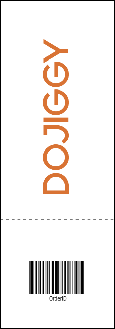 Outer Space Raffle Ticket Product Back