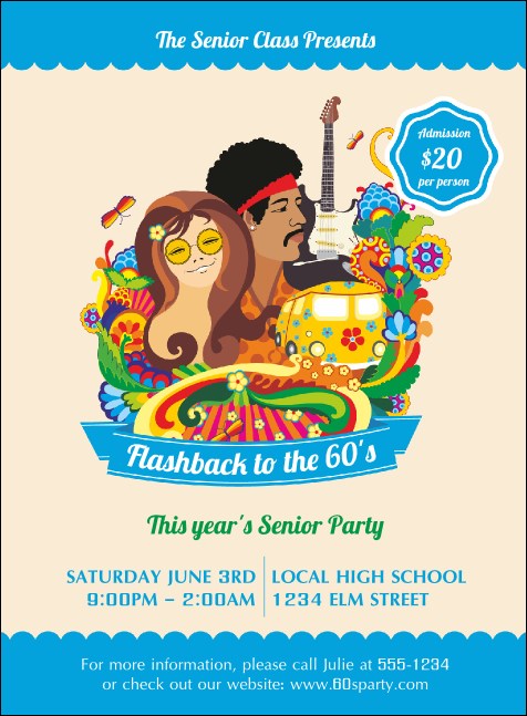 Sixties Invitation Product Front