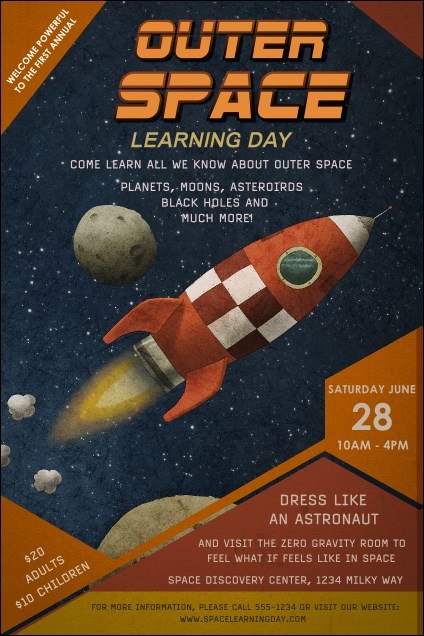 Spaceship Poster Product Front