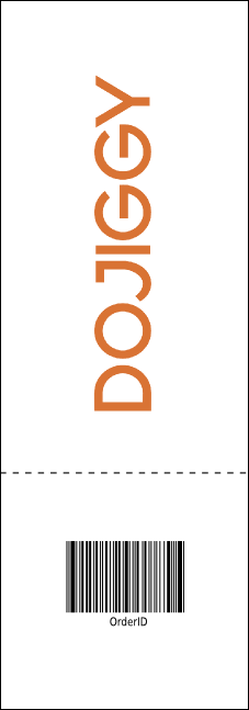 Spaceship Raffle Ticket Product Back