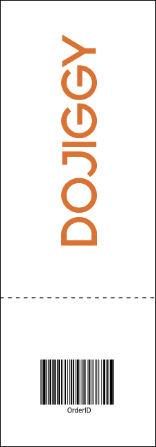 Spanish Flag Raffle Ticket Product Back