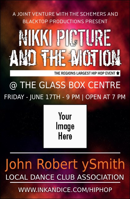 Galaxy Hip Hop VIP Event Badge Small