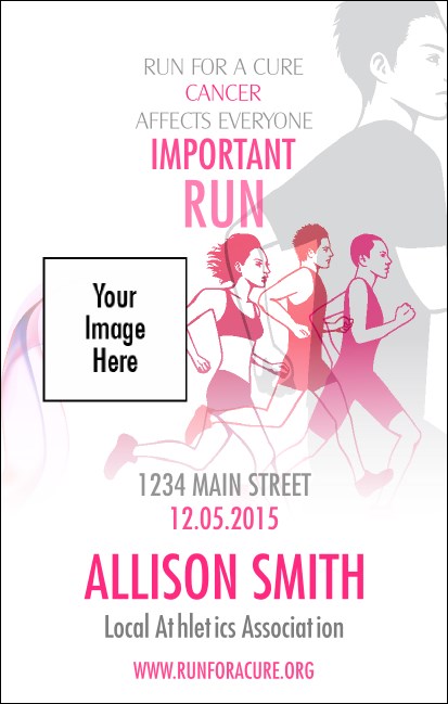 Run for a Cause  VIP Event Badge Medium