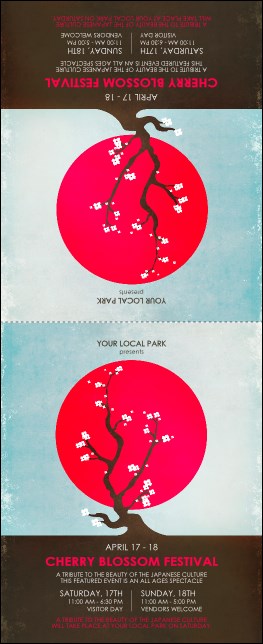 Cherry Blossom Table Tent