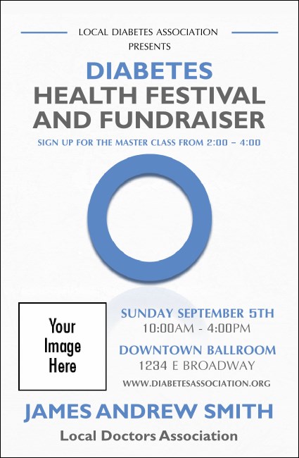 Diabetes VIP Event Badge Small