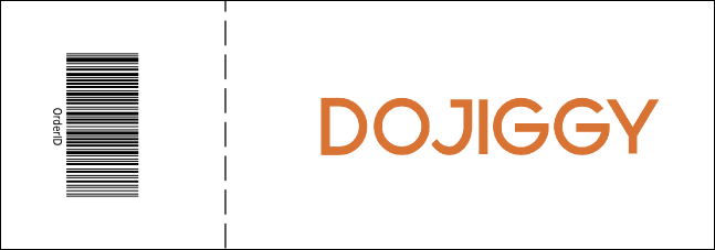 Purple Stripes Reserved Event Ticket Product Back