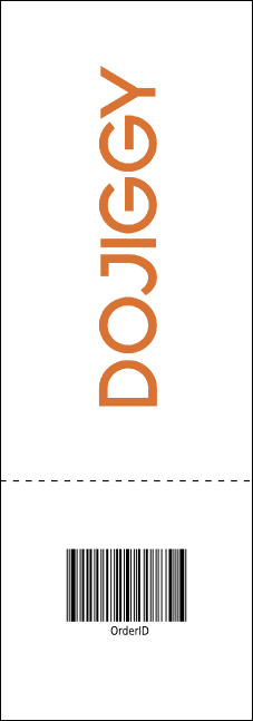 Fall Leaves Raffle Ticket Product Back