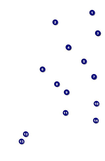 Indianapolis Drink Ticket Front Field Markers