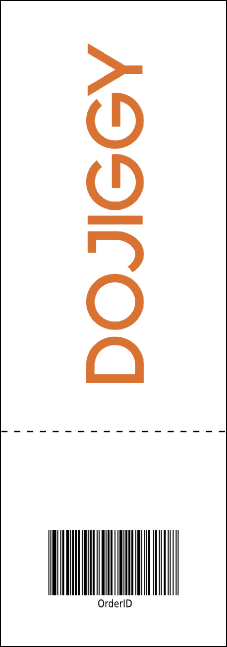 Abstract Lights Event Ticket Product Back