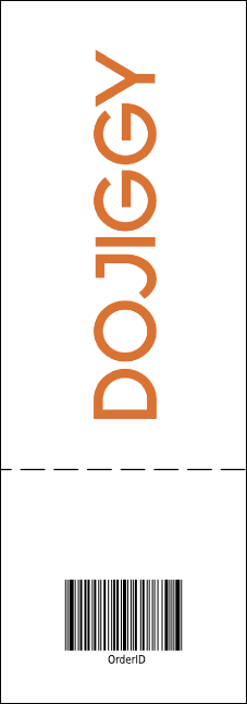 All Purpose Big Logo Brown Event Ticket 0007 Product Back