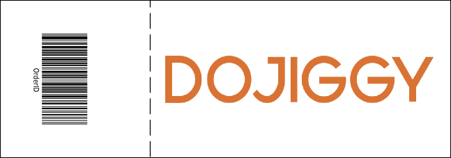 Blue and Black Event Ticket 0007 Product Back