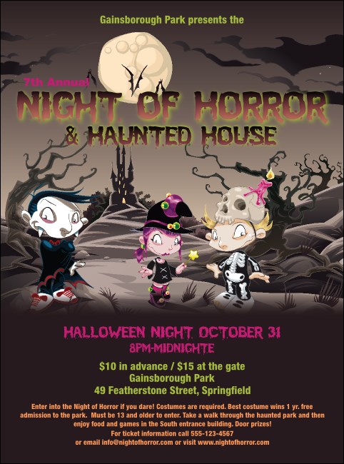 Costume Kids Flyer Product Front