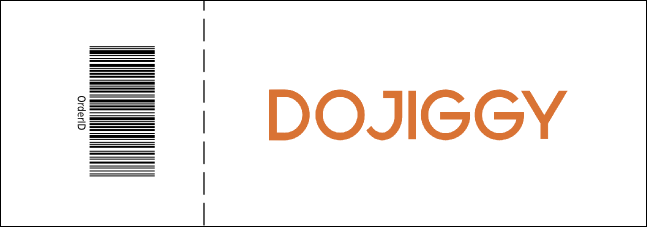 Blue Skies Raffle Ticket 0007 Product Back