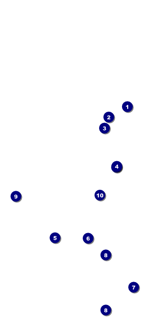 Breast Cancer Pink Ribbon Hang Tag Front Field Markers