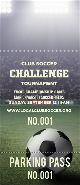 Soccer Field Hang Tag Product Front