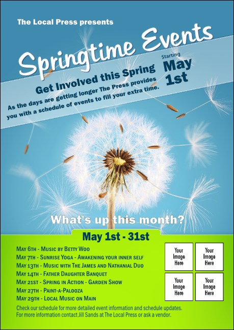 Dandelion Postcard Mailer Product Front