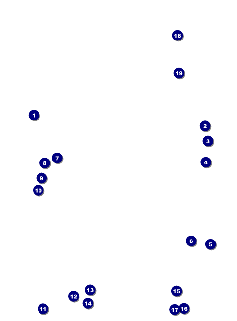 MMA Frontkick Flyer Front Field Markers