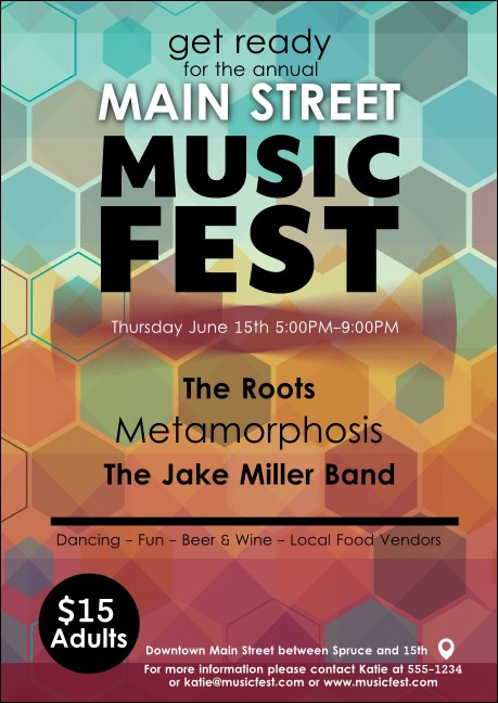 Music Festival Postcard Mailer