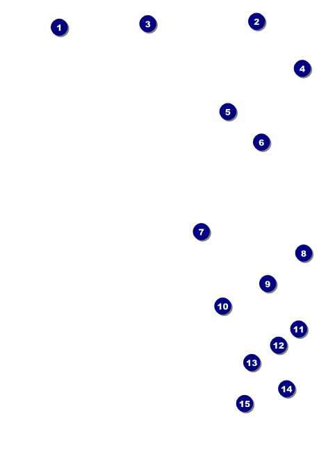 Alternative Music Postcard Mailer Front Field Markers