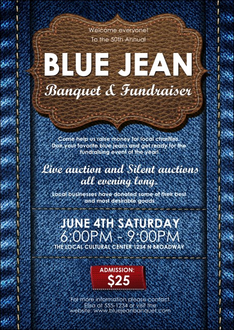 Blue Jeans Postcard Mailer