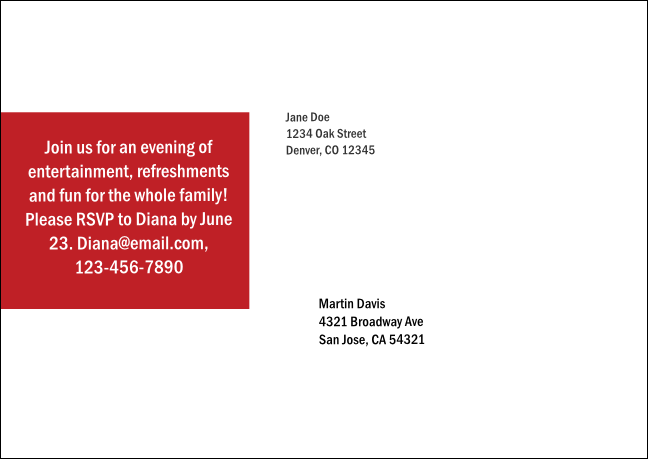 Modern Vote Postcard Mailer Product Back