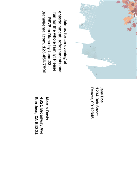 Ohio  Postcard Mailer Product Back