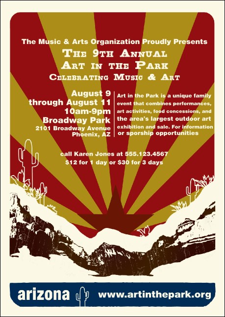 Arizona  Postcard Mailer