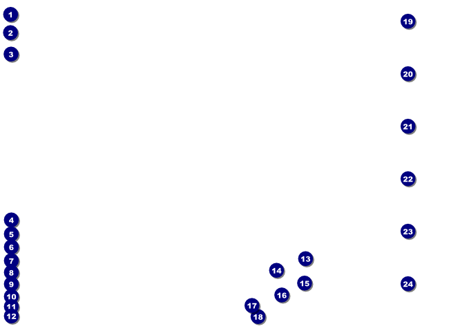 Christmas Ornament Purple Flyer Front Field Markers