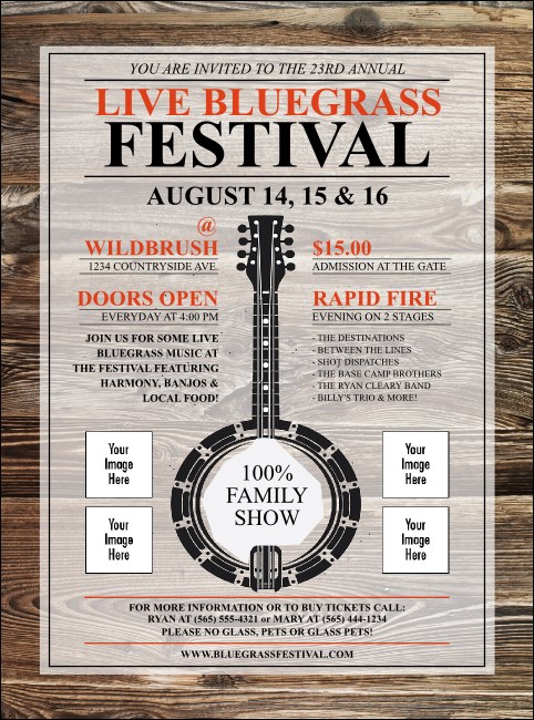 Banjo Flyer Product Front