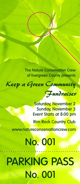 Nature Series - Green Leaves Hang Tag Product Front