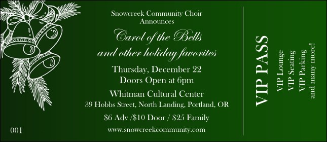 Christmas Bells VIP Pass