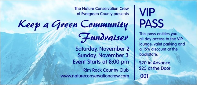 Nature Series - Mountain VIP Pass