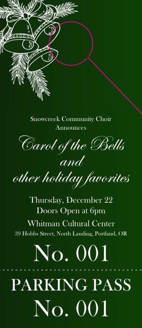 Christmas Bells Hang Tag Product Front