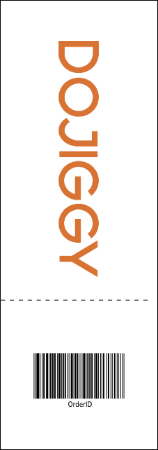 Graduation - Blue and Yellow Raffle Ticket Product Back