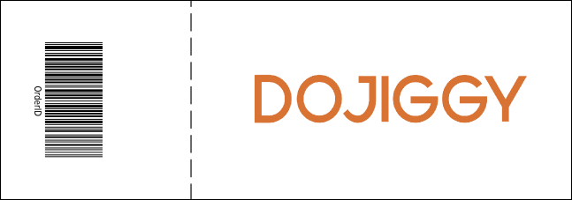 St. Patrick's Day Event Ticket Product Back