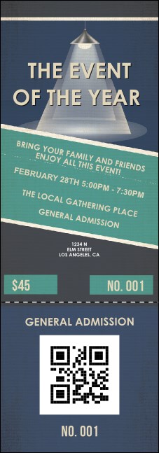 All Purpose Lights QR Event Ticket Product Front