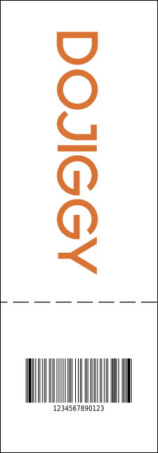 All Star Retro Baseball QR Event Ticke Product Back