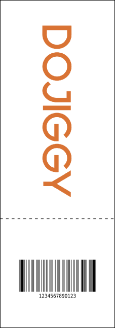 Birthday Geometric QR Event Ticket Product Back