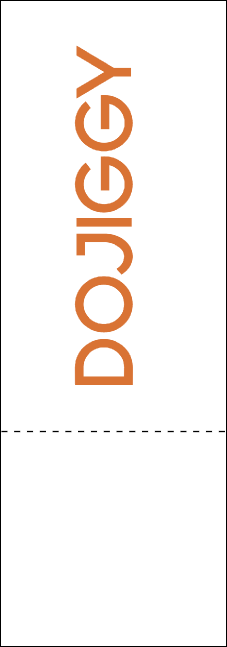 Chocolate QR Event Ticket Product Back