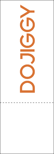 Faded Colors QR Event Ticket Product Back