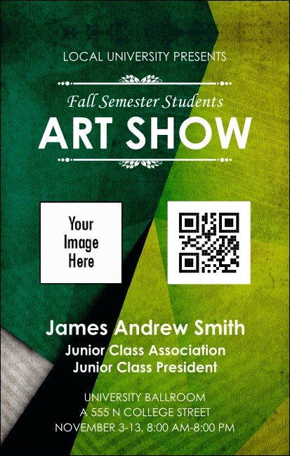 Abstract VIP Event Badge Medium