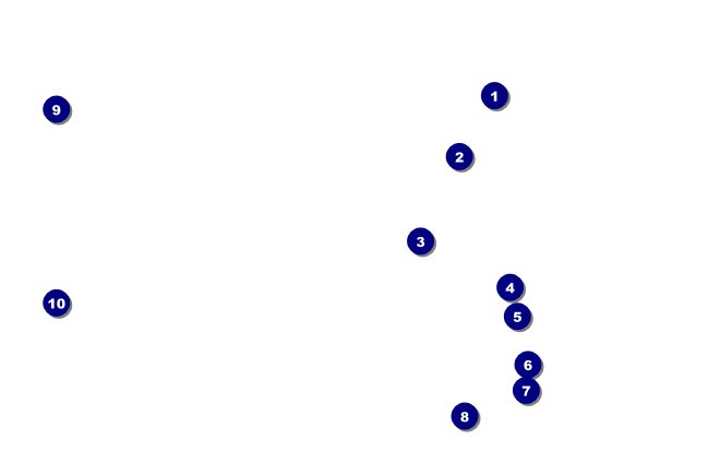 Abstract Geometric Triangles VIP Event Badge Medium Front Field Markers